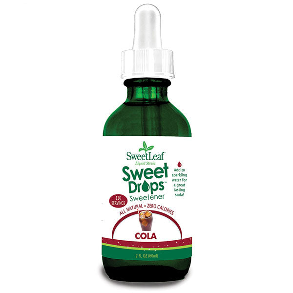 SweetLeaf Liquid Stevia Sweet Drops Sweetener - Cola, 2 oz, Wisdom Natural Brands Fashion