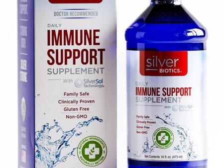 Liquid Immune Support Supplement Family Size, 16 oz, Silver Biotics Supply