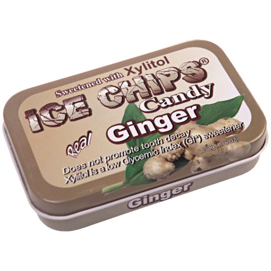 Ice Chips Ginger Xylitol Candy, 1.76 oz (50 g) Supply