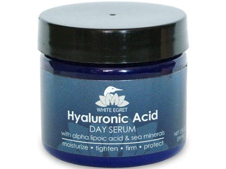 Hyaluronic Acid Day Serum, 2 oz, White Egret Personal Care For Discount