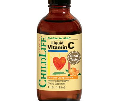 ChildLife Liquid Vitamin C For Children, Natural Orange, 4 oz Online Hot Sale