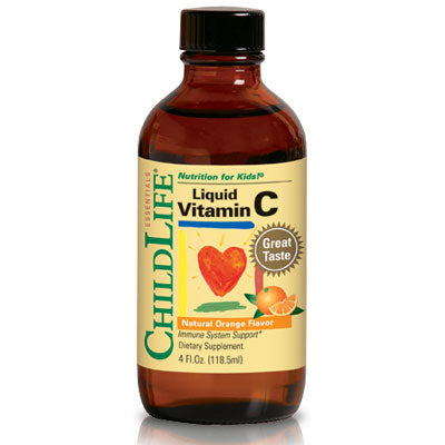 ChildLife Liquid Vitamin C For Children, Natural Orange, 4 oz Online Hot Sale