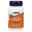 Vitamin D-3 5000 IU Chewable, 120 Lozenges, NOW Foods For Sale