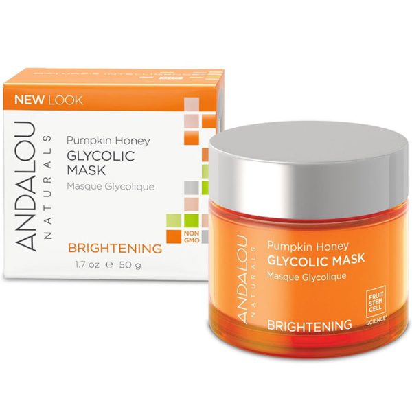 Pumpkin Honey Glycolic Mask, 1.7 oz, Andalou Naturals Fashion