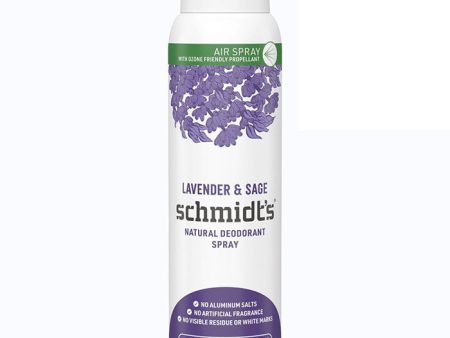 Deodorant Spray, Lavender & Sage, 3.2 oz, Schmidt s Deodorant Online Sale