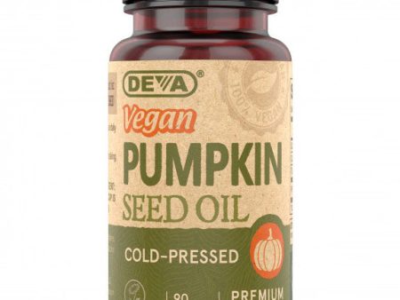 Vegan Pumpkin Seed Oil, 90 Vegan Caps, Deva Nutrition Sale