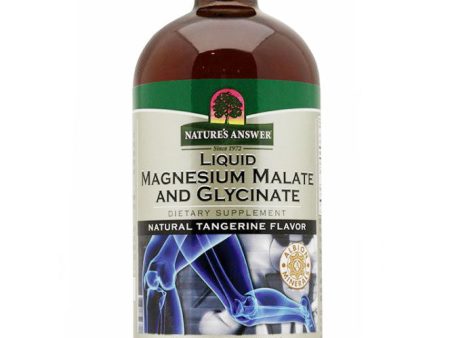 Liquid Magnesium Malate & Glycinate, 16 oz, Nature s Answer Supply