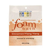 Aromatherapy Foam Bath Cinnamon Ylang, 2.5 oz Pouch, Aura Cacia Online now