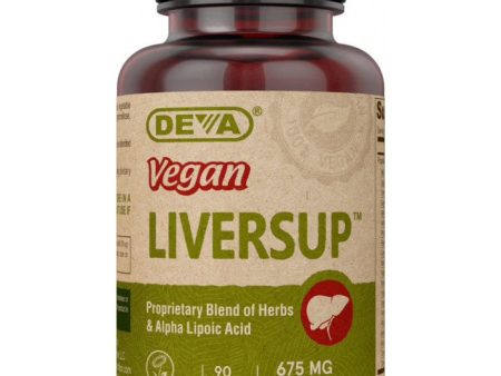 Vegan LIVERSUP, Liver Support, 90 Tablets, Deva Nutrition Discount