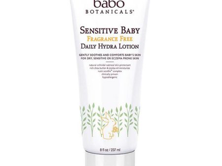 Sensitive Baby Fragrance Free Daily Hydra Lotion, 8 oz, Babo Botanicals Cheap