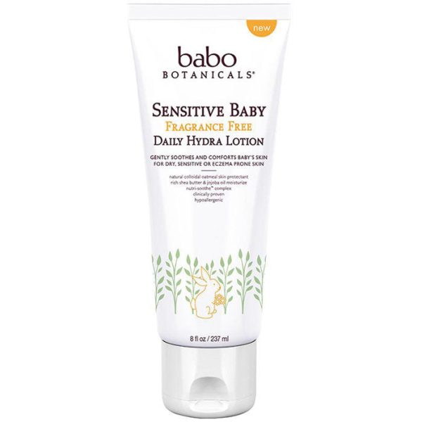 Sensitive Baby Fragrance Free Daily Hydra Lotion, 8 oz, Babo Botanicals Cheap