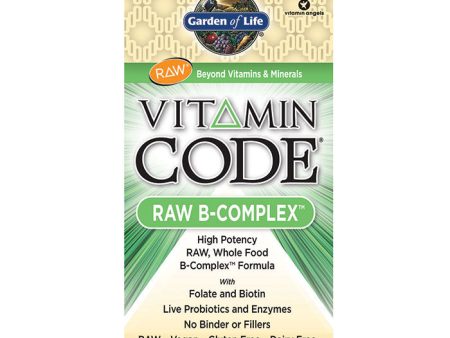 Vitamin Code RAW B-Complex, High Potency Whole Food, 120 Vegan Capsules, Garden of Life on Sale