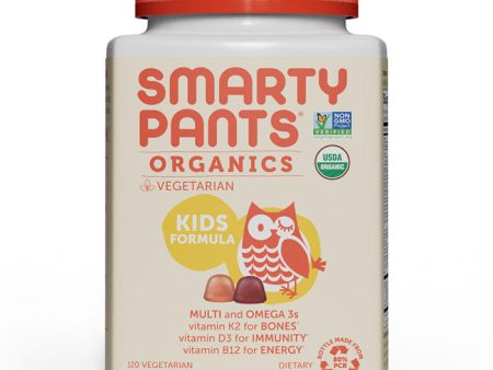 Organic Kids Formula, 120 Vegetarian Gummies, SmartyPants Vitamins Hot on Sale