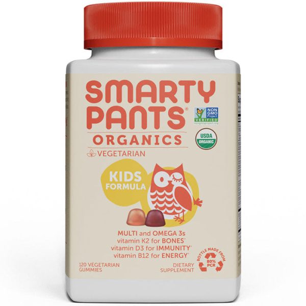 Organic Kids Formula, 120 Vegetarian Gummies, SmartyPants Vitamins Hot on Sale