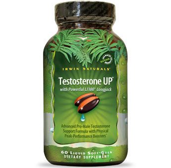 Testosterone UP, 60 Liquid Softgels, Irwin Naturals Supply