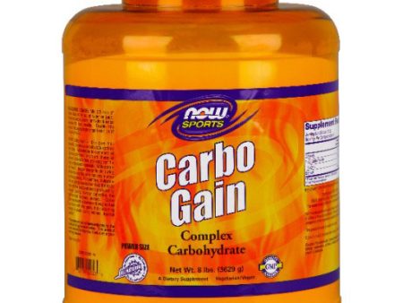 Carbo Gain Powder, Value Size, 8 lb, NOW Foods Sale