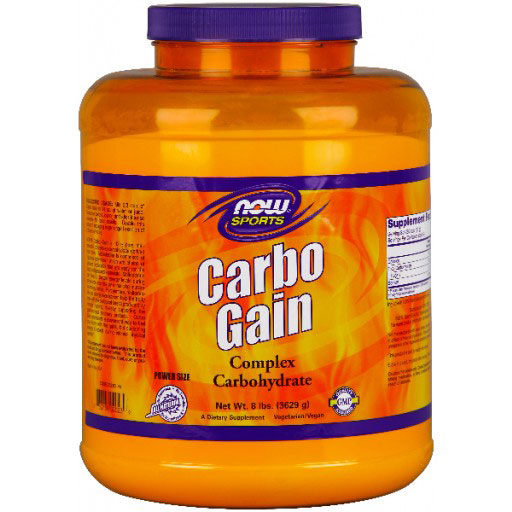 Carbo Gain Powder, Value Size, 8 lb, NOW Foods Sale