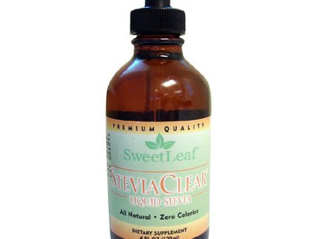 SweetLeaf Stevia Clear (Liquid Stevia Extract) 4 fl oz from Wisdom Natural Brands Sale