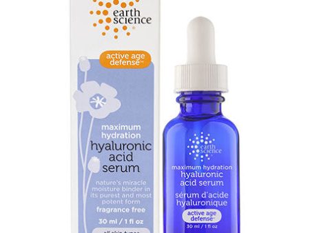 Maximum Hydration Hyaluronic Acid Serum, 1 oz, Earth Science Cheap