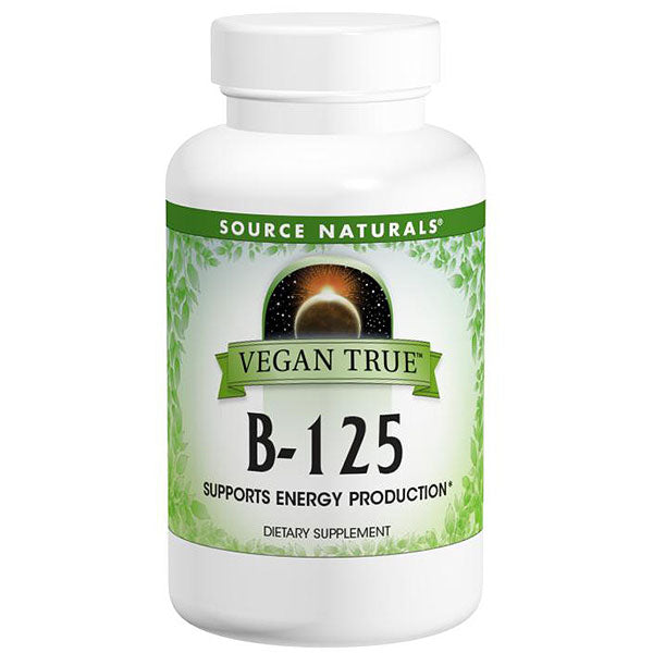 Vegan True B-125 Complex, 60 Tablets, Source Naturals Online Hot Sale