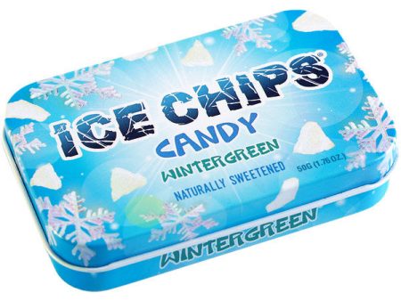 Ice Chips Wintergreen Xylitol Mints, 1.76 oz (50 g) on Sale