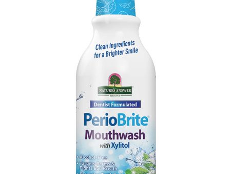 PerioBrite Natural Mouthwash - Wintermint, 16 oz, Nature s Answer Discount