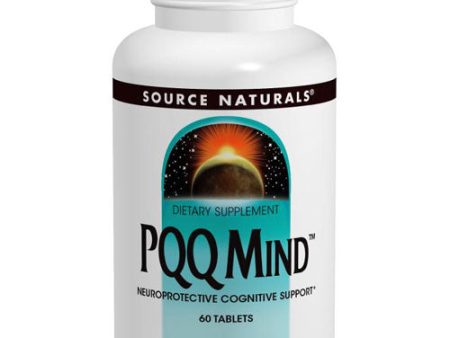 PQQ Mind, Neuroprotective Cognitive Support, 60 Tablets, Source Naturals Fashion