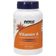 Vitamin A 25,000 IU (Fish Liver Oil) 250 Softgels, NOW Foods Online