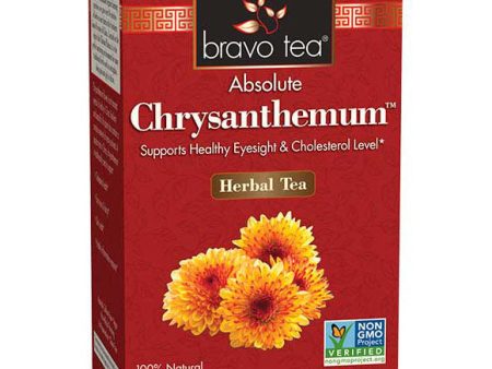 Absolute Chrysanthemum Herbal Tea, 20 Tea Bags, Bravo Tea For Discount