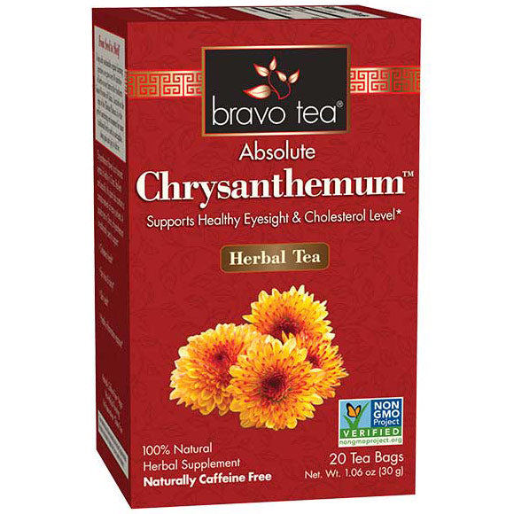 Absolute Chrysanthemum Herbal Tea, 20 Tea Bags, Bravo Tea For Discount