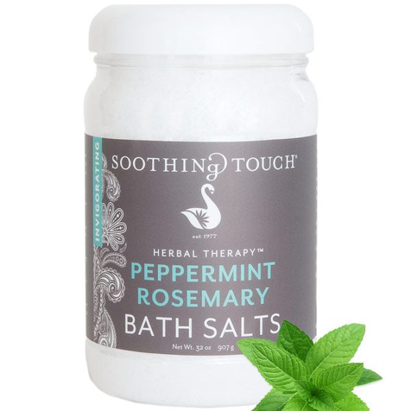 Bath Salts - Peppermint Rosemary, 32 oz, Soothing Touch Hot on Sale