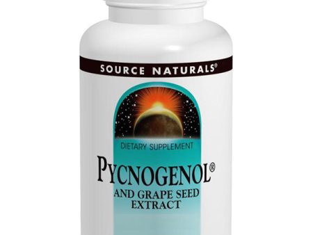 Pycnogenol + Grape Seed Extract, 50 mg, 60 Tablets, Source Naturals Online Sale