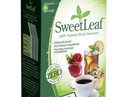 SweetLeaf Sweetner, 100% Natural Stevia, 1g x 35 Packets, Wisdom Natural Brands Online Sale