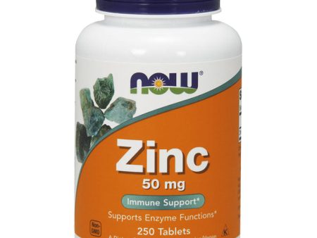 Zinc 50mg 250 Tabs, NOW Foods Fashion