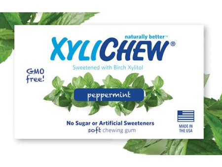 XyliChew Sugar Free Chewing Gum, Peppermint, 60 Pieces Online