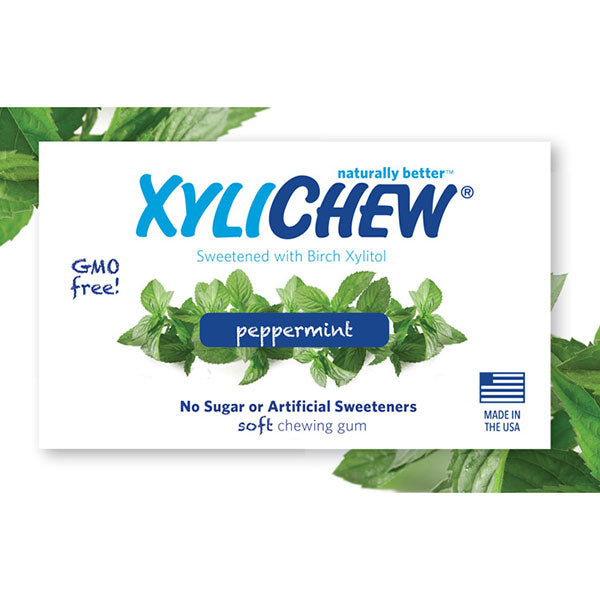 XyliChew Sugar Free Chewing Gum, Peppermint, 60 Pieces Online