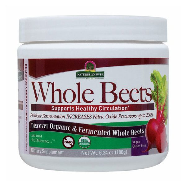 Whole Beets Powder, 6.34 oz (180 g), Nature s Answer Online now