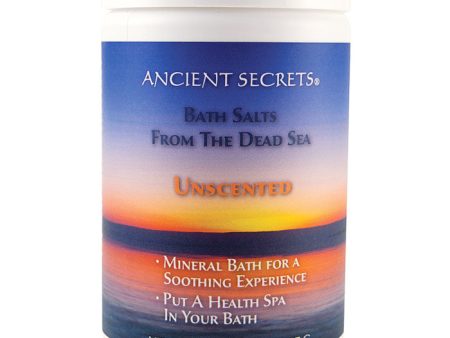 Aromatherapy Dead Sea Mineral Baths, Unscented, 2 lb, Ancient Secrets Online now