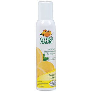 Odor Eliminating Air Freshener, Tropical Lemon, 3.5 oz, Citrus Magic Hot on Sale