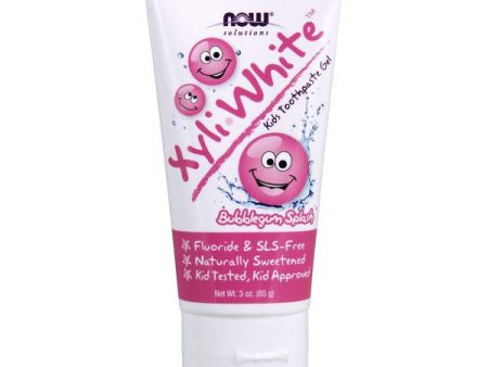 Xyliwhite Kids Toothpaste Gel - Bubblegum Splash, 3 oz, NOW Foods Fashion