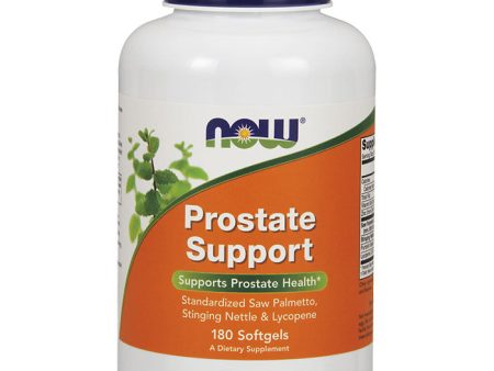 Prostate Support, Value Size, 180 Softgels, NOW Foods Fashion