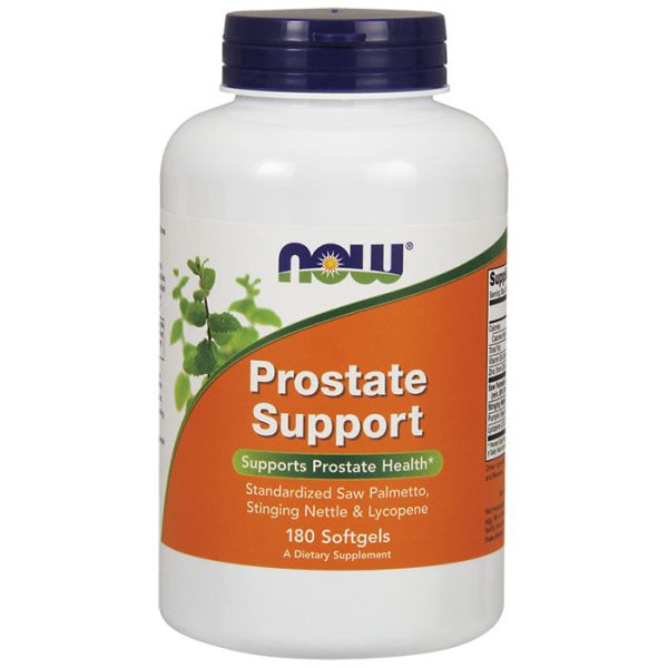 Prostate Support, Value Size, 180 Softgels, NOW Foods Fashion