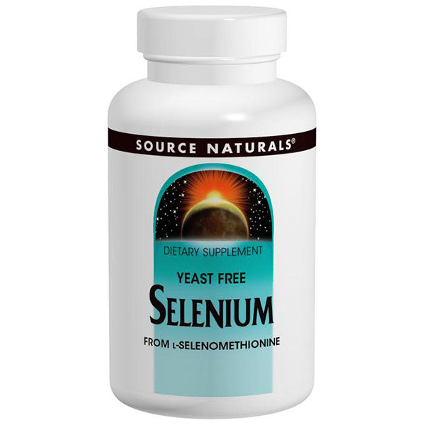 Selenium Yeast Free, 200 mcg, 120 Tablets, Source Naturals Online