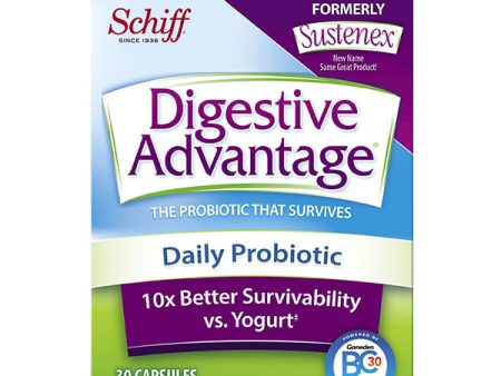 Digestive Advantage Daily Probiotic, 30 Capsules, Schiff on Sale