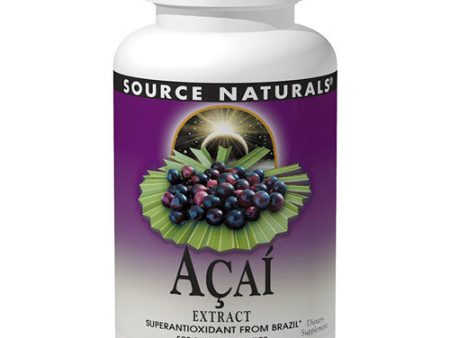 Acai Extract 500 mg, 240 Capsules, Source Naturals Fashion