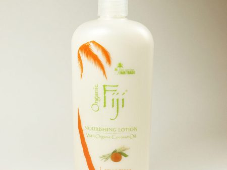 Lemongrass Tangerine Nourishing Lotion for Face & Body, Coconut Oil Moisturizer, 12 oz, Organic Fiji Online Sale