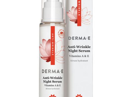 Derma E Anti-Wrinkle Night Serum with Vitamin A & E, 2 oz Hot on Sale