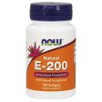 Vitamin E-200 IU Mixed Tocopherols Unesterified 100 Gels, NOW Foods For Discount