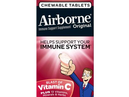 Airborne Chewable Tablets - Berry, Blast of Vitamin C, 64 Tablets Discount