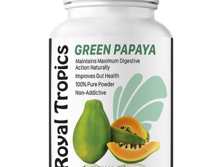 Green Papaya Digestive Enzymes Powder, 5 oz, Royal Tropics Cheap